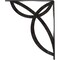 Ekena Millwork Versailles Wrought Iron Bracket, (Single center brace), Antiqued Silver 1 1/2"W x 12"D x 15"H BKTM01X12X15SVEASV - alternate 6